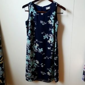 Floral sleeveless shift dress old navy